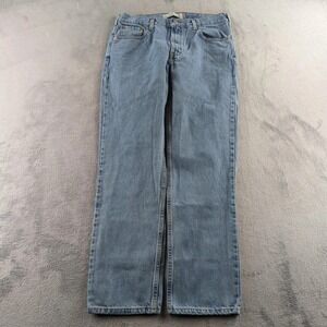 Vintage Levis Jeans 36x32 (Fits 34x32) Blue‎ Slim 516 Light Wash Straight Y2K